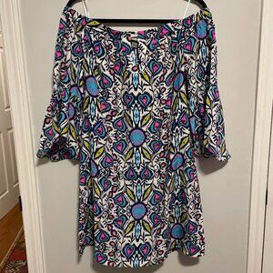 Alice & Trixie • Willow Off-Shoulder Silk Mini Dress | Size L | NWT**